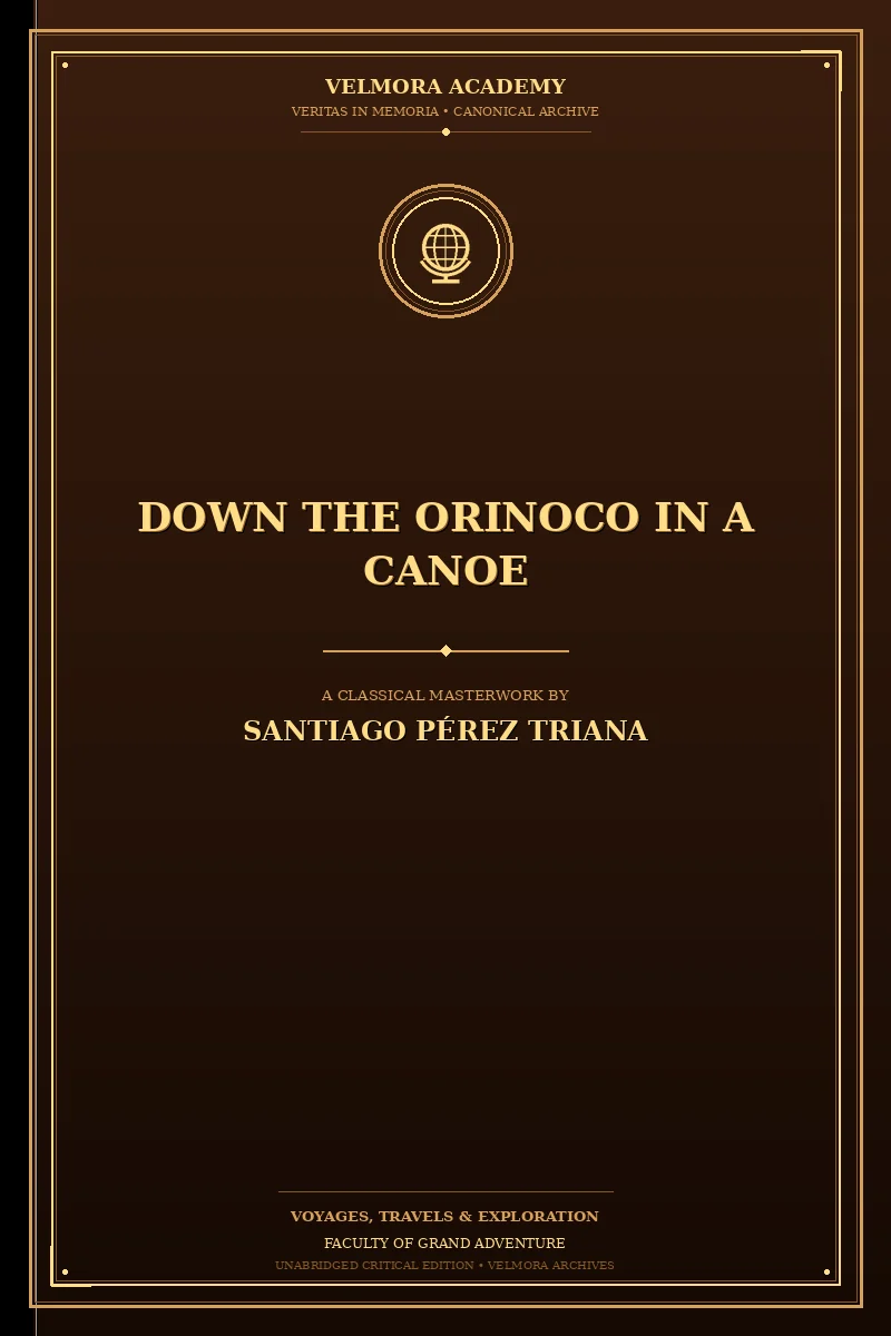 Cover of Down the Orinoco in a Canoe