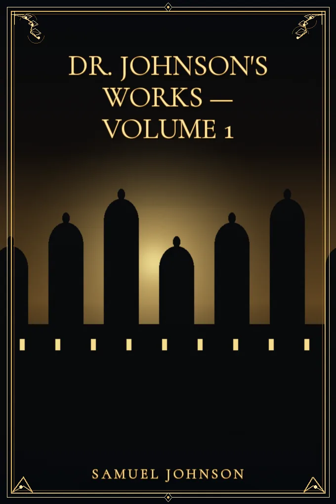 Cover of Dr. Johnson's Works — Volume 1