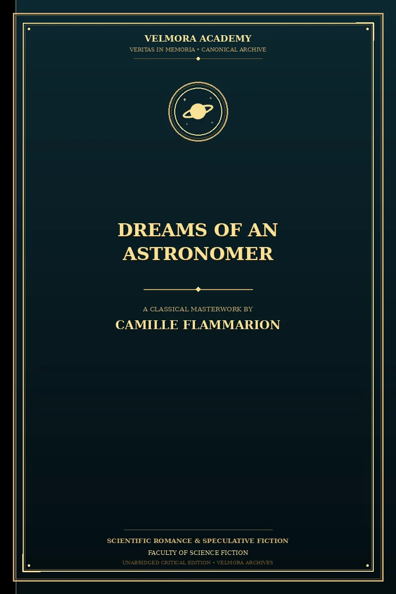 Cover of Dreams of an astronomer