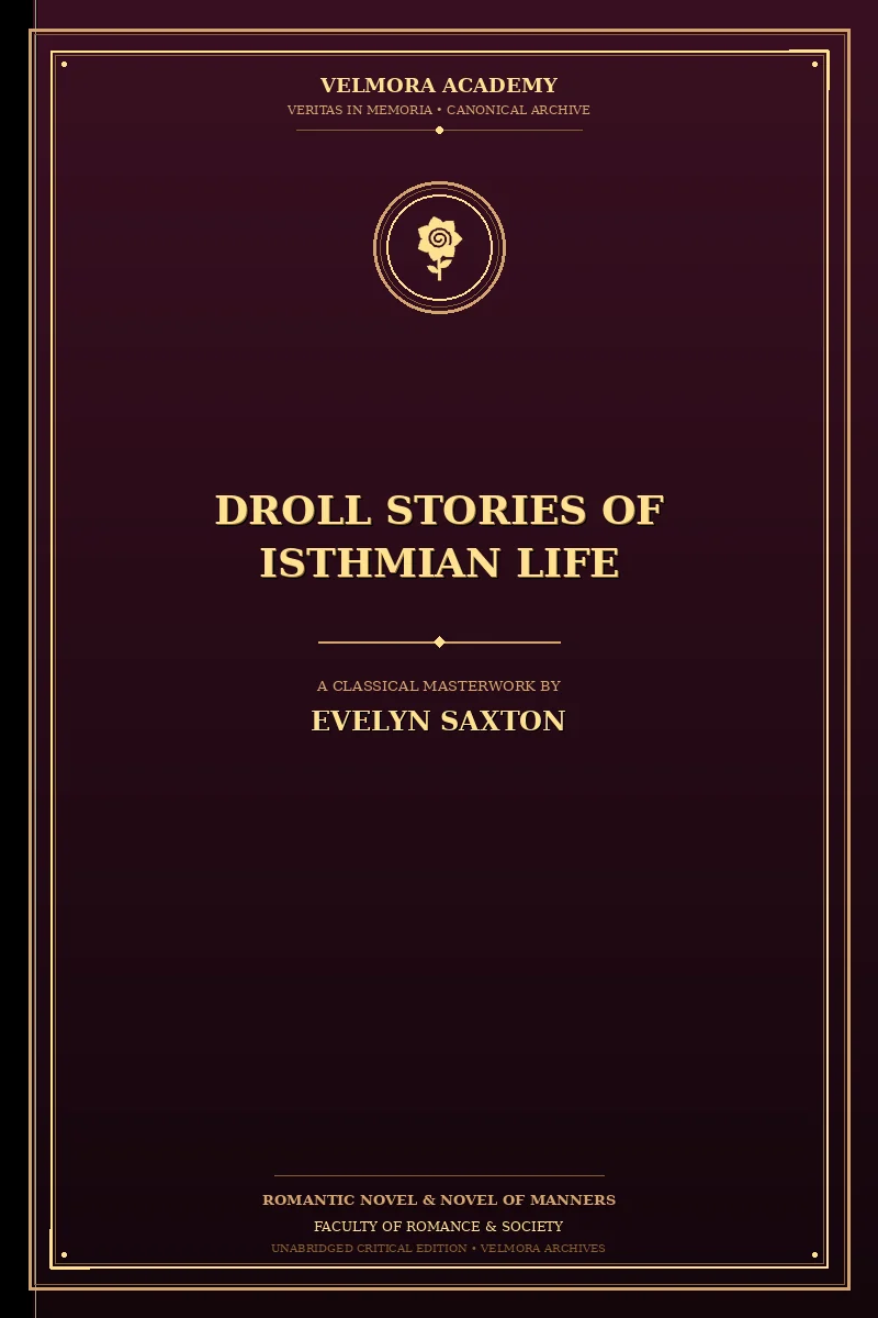 Droll Stories of Isthmian Life