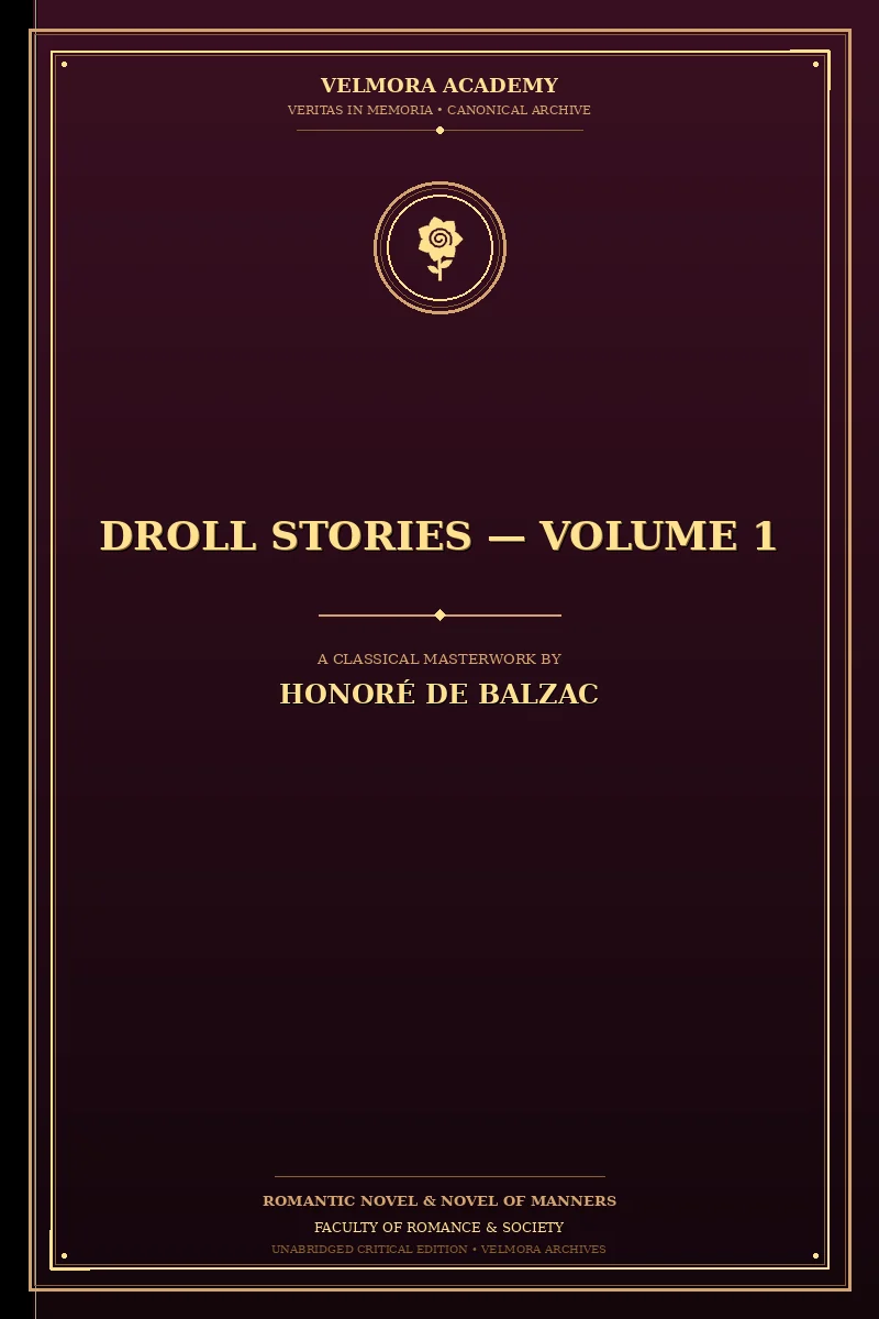 Droll Stories — Volume 1