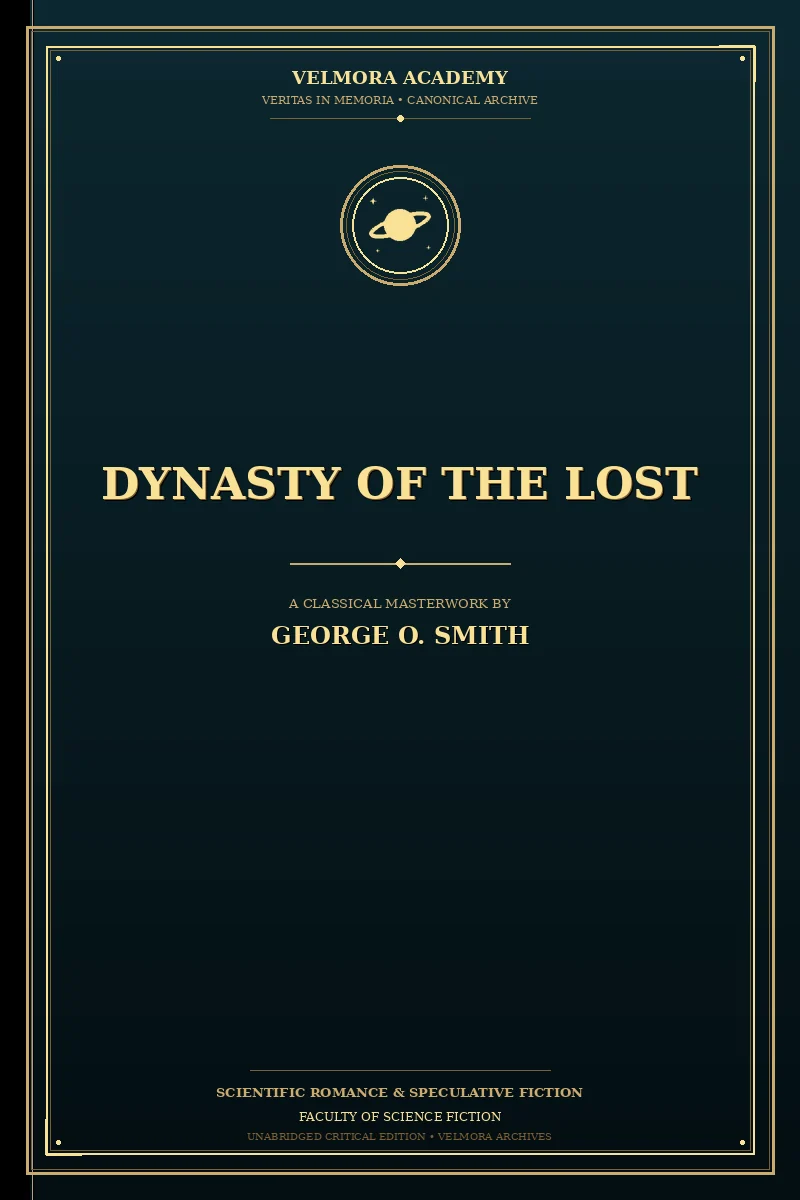 Cover of Dynasty of the lost