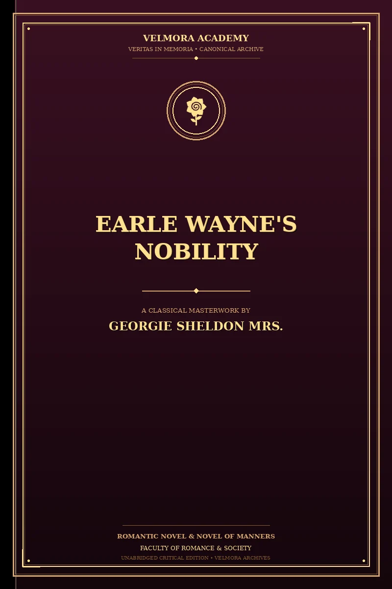 Earle Wayne's nobility