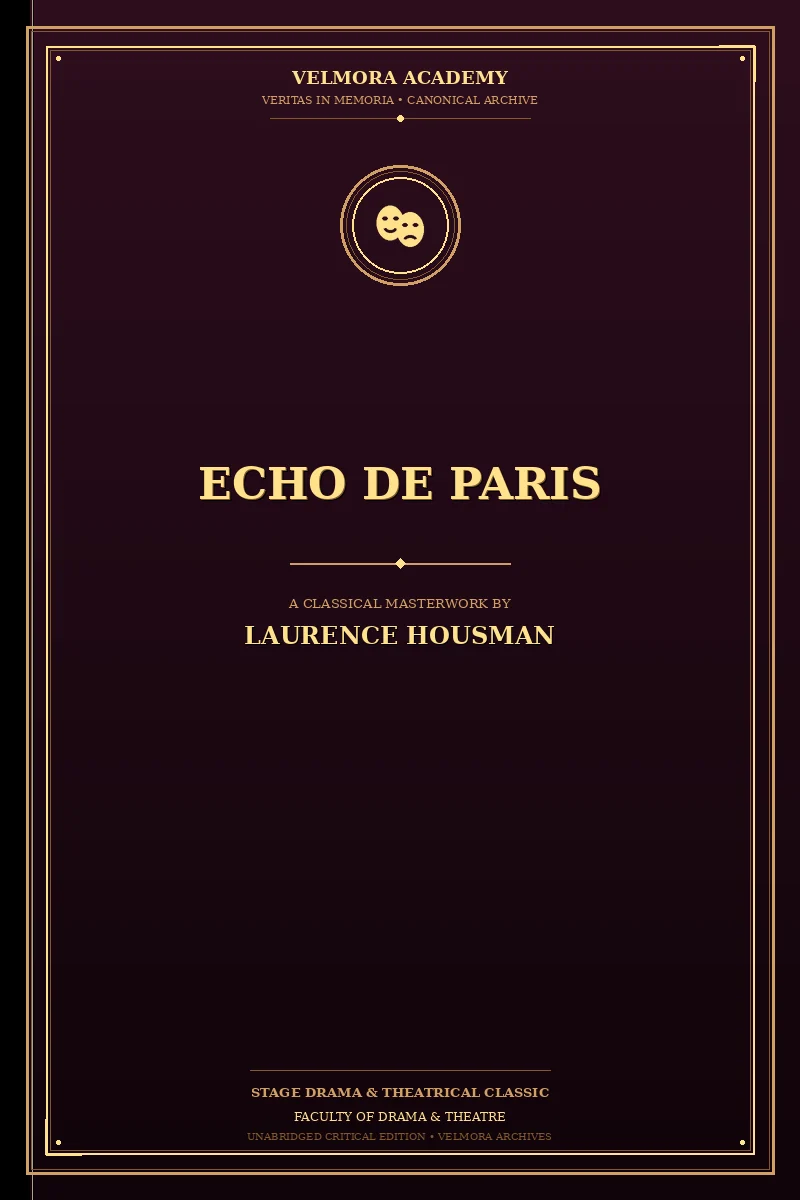 Cover of Echo de Paris
