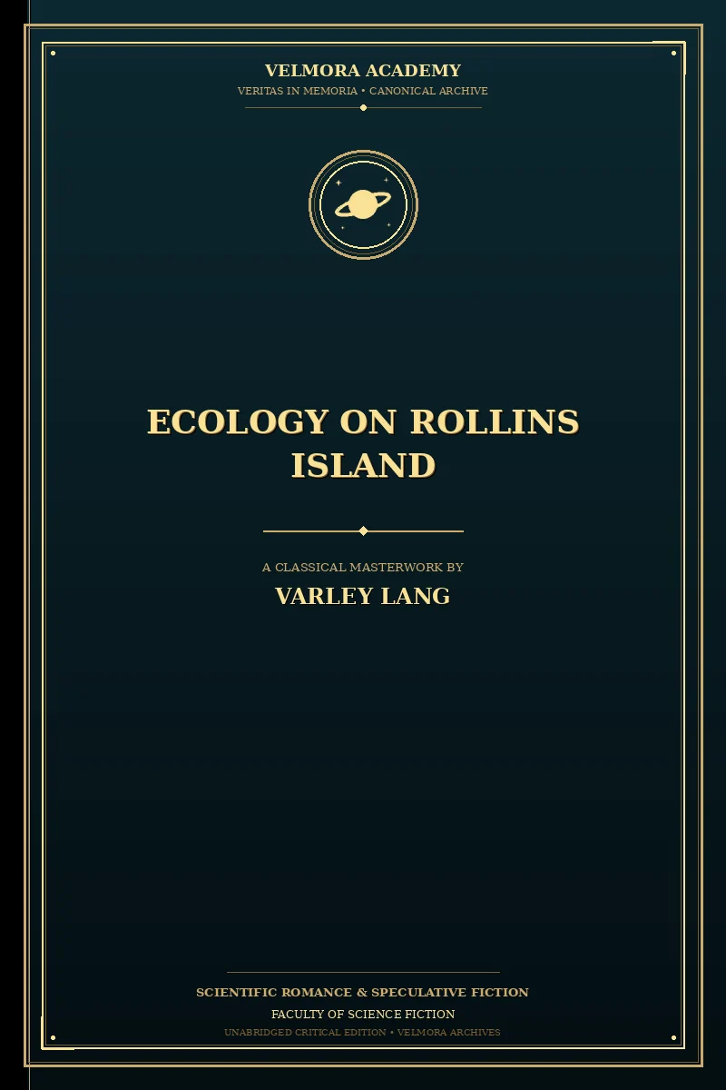 Cover of Ecology on Rollins Island