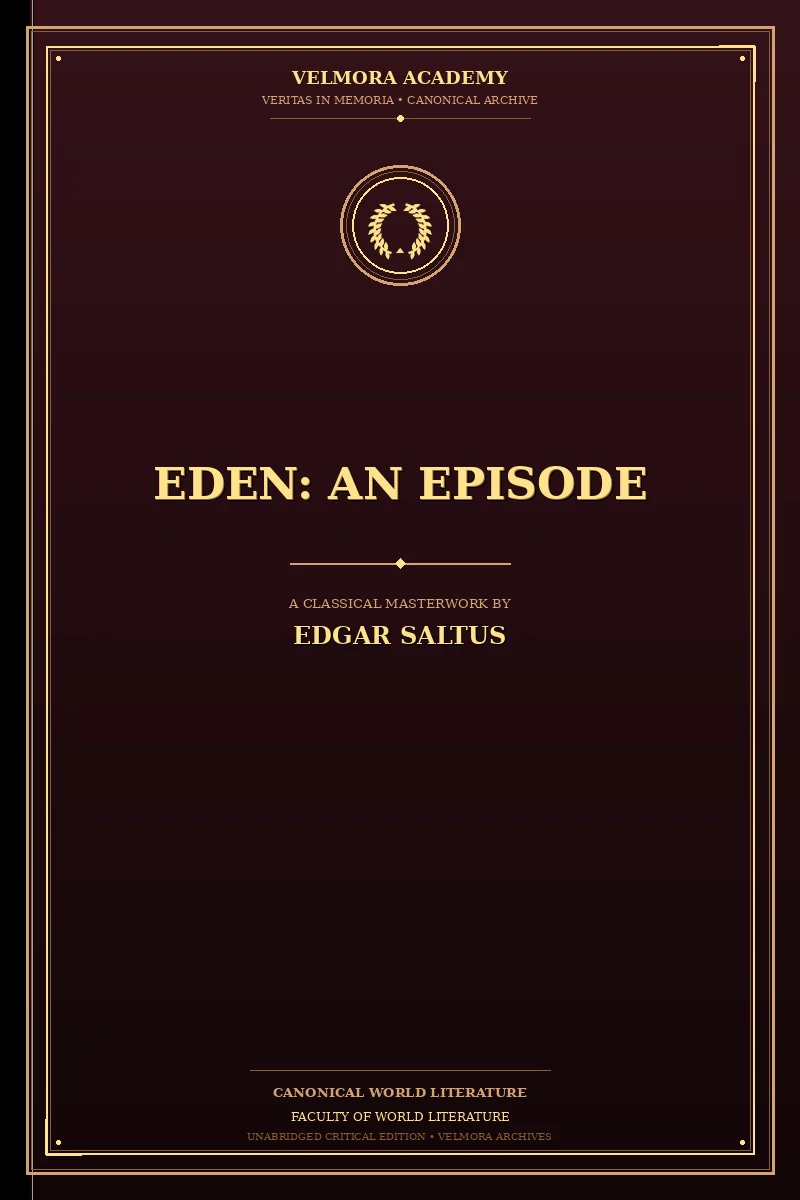 Eden: An Episode