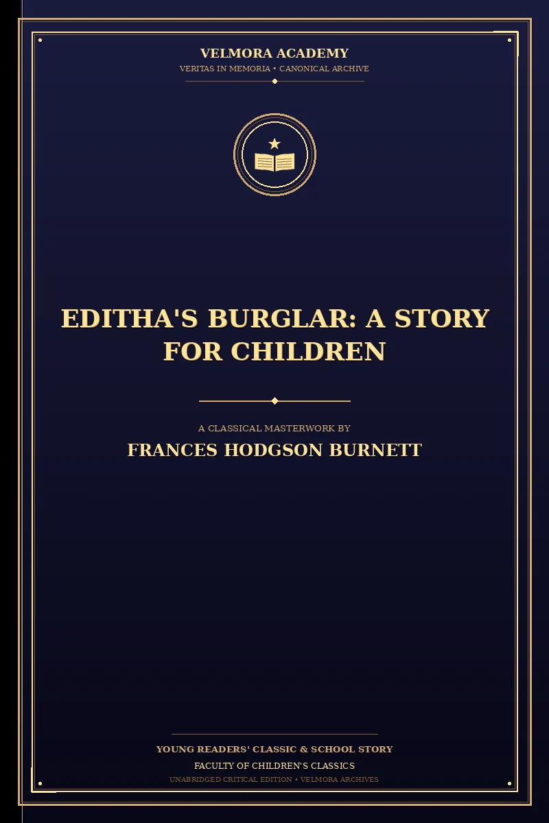 Cover of Editha's Burglar: A Story for Children