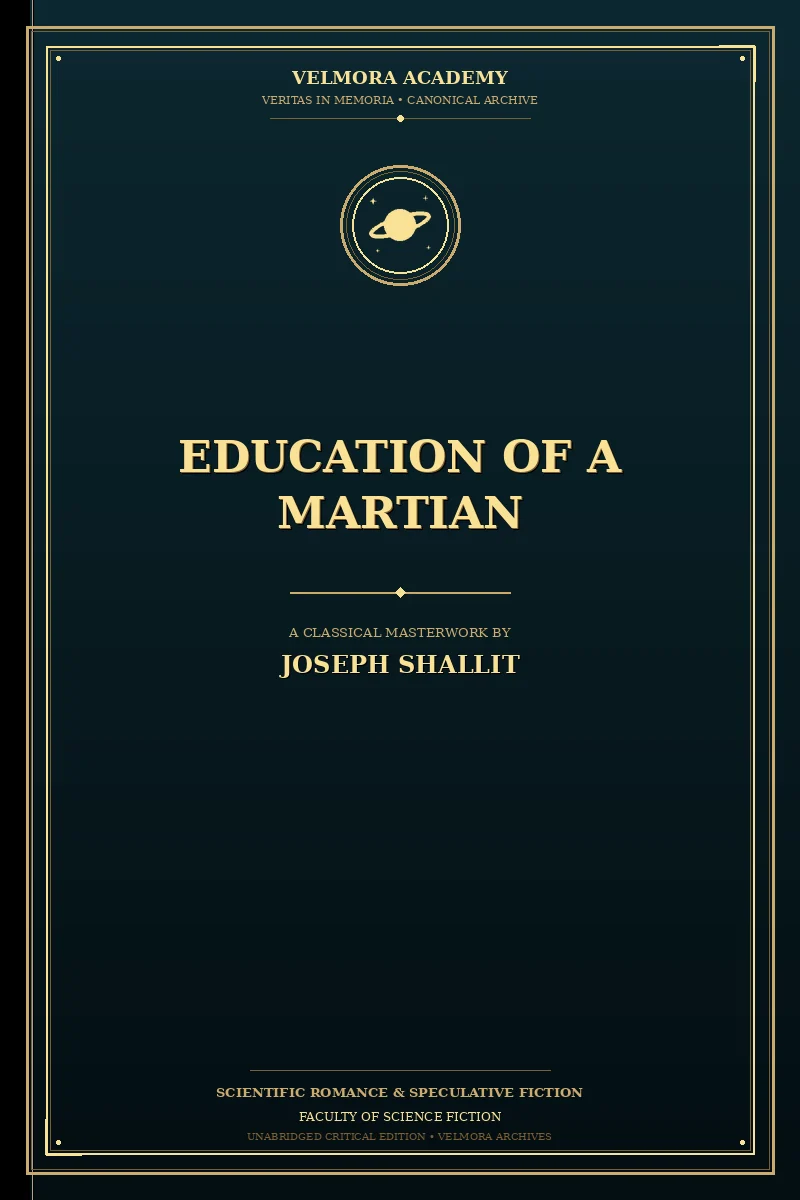 Cover of Education of a Martian