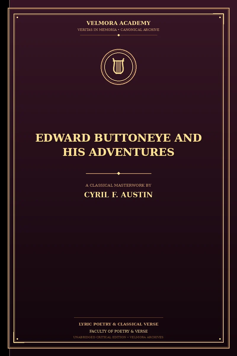 Cover of Edward Buttoneye and His Adventures