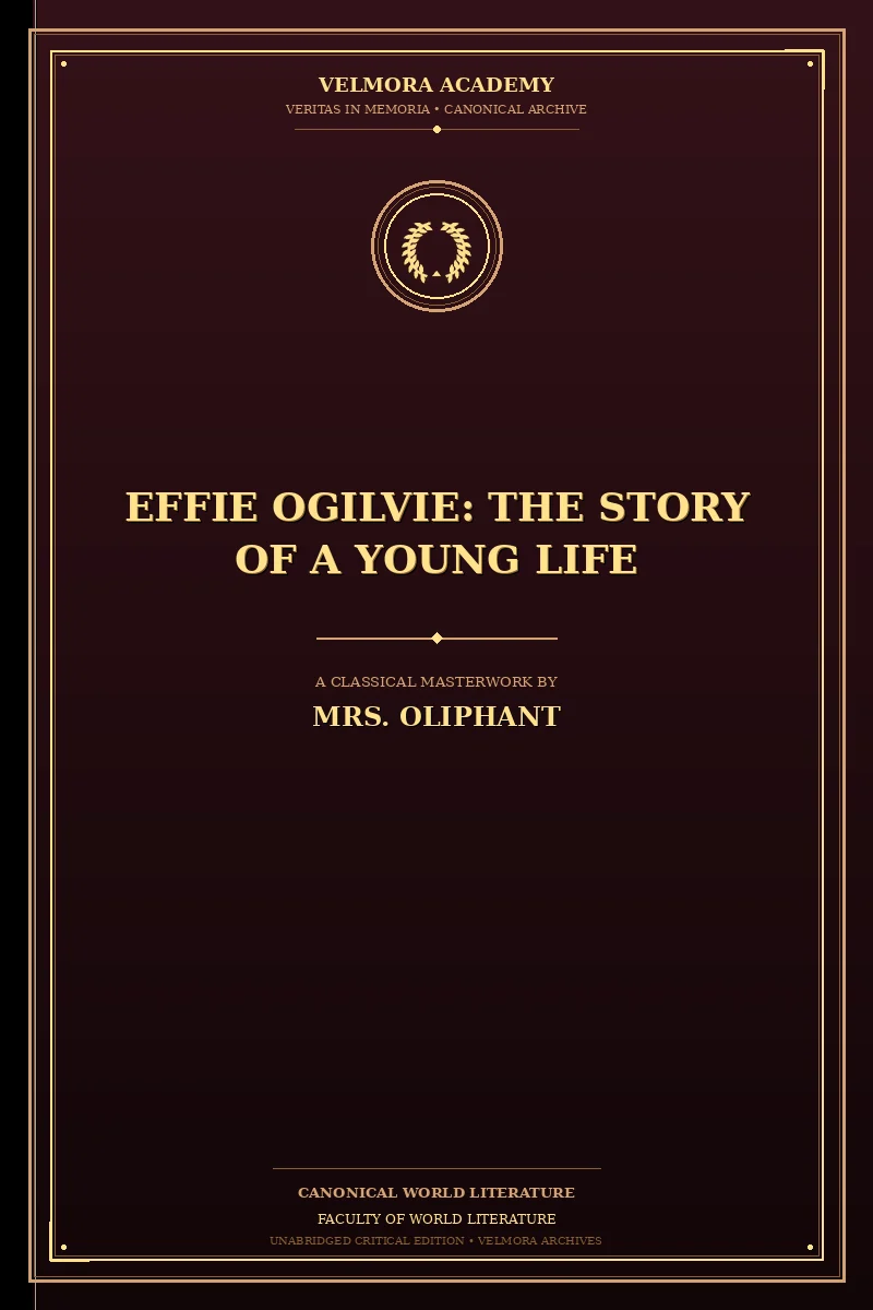 Cover of Effie Ogilvie: The Story of a Young Life