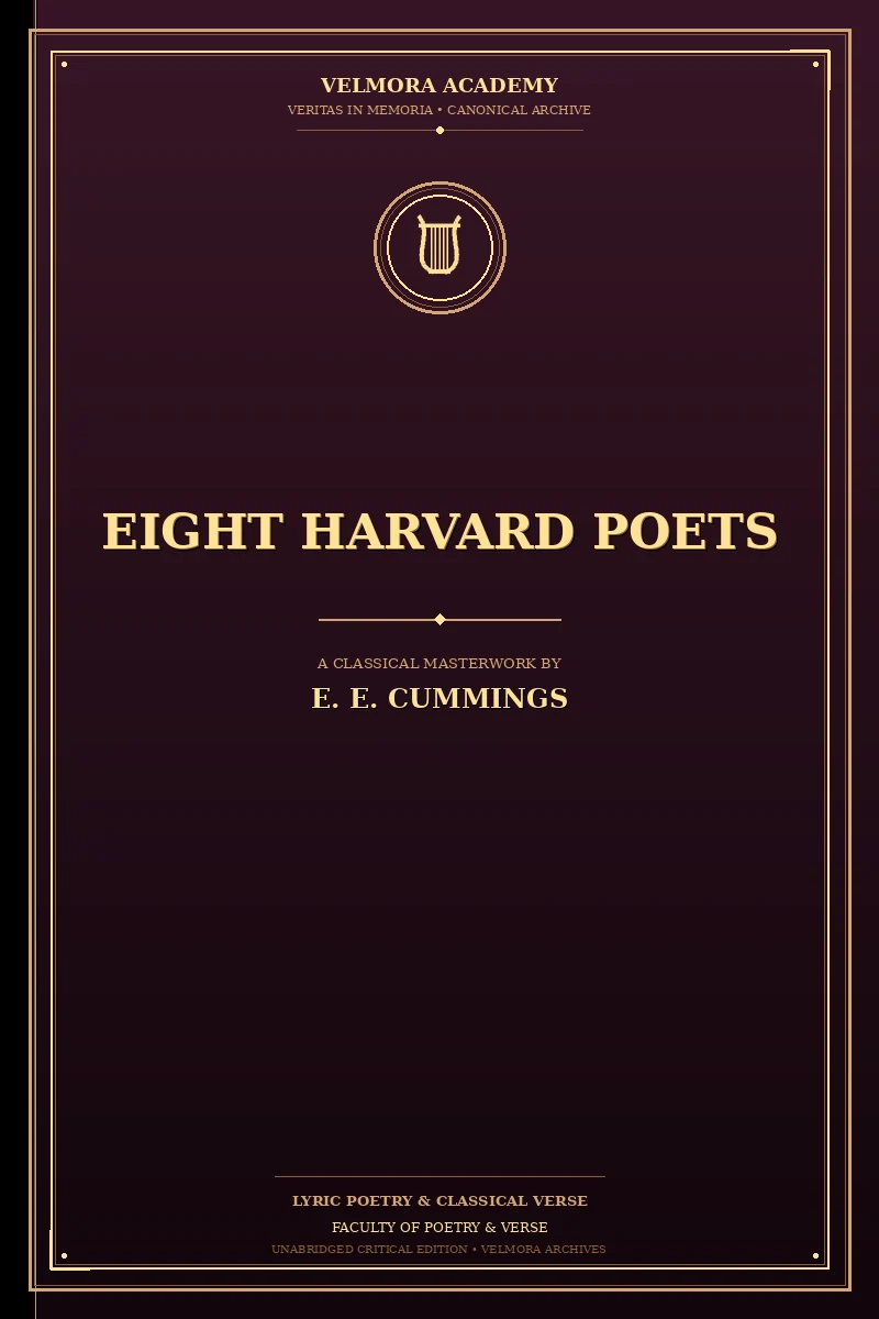 Eight Harvard Poets