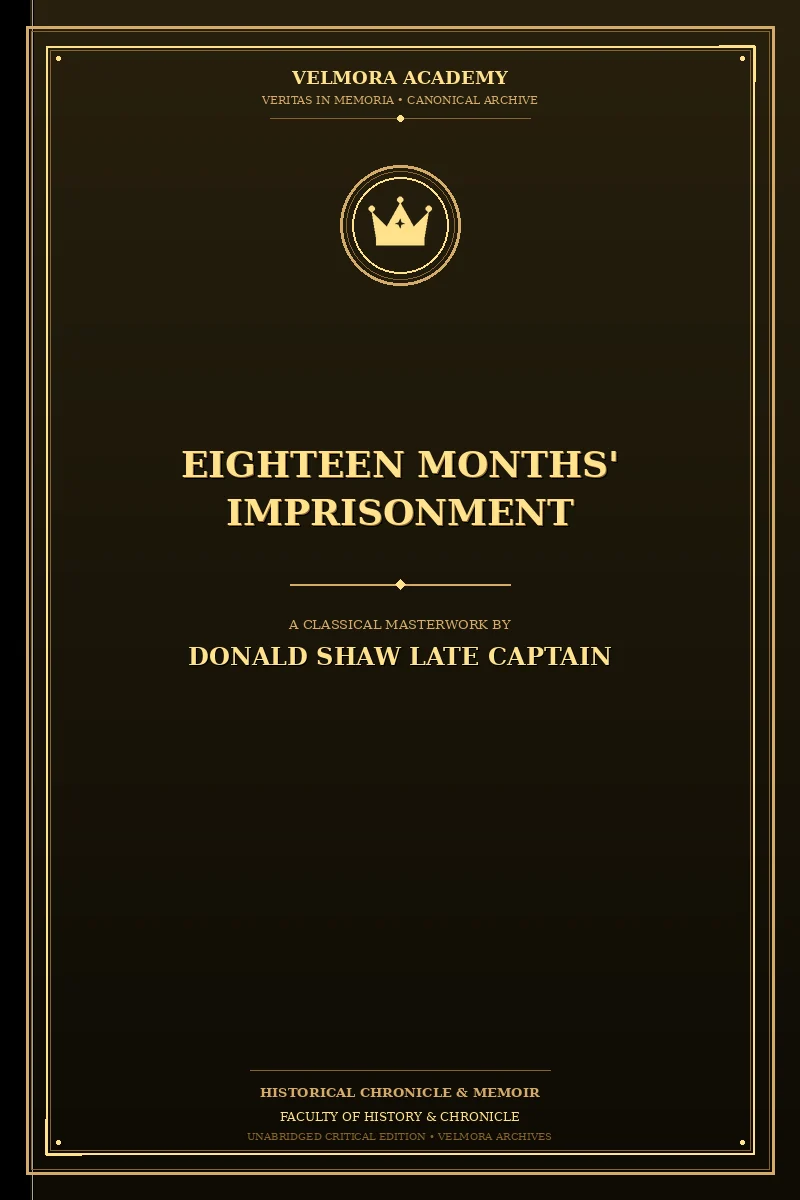 Cover of Eighteen Months' Imprisonment