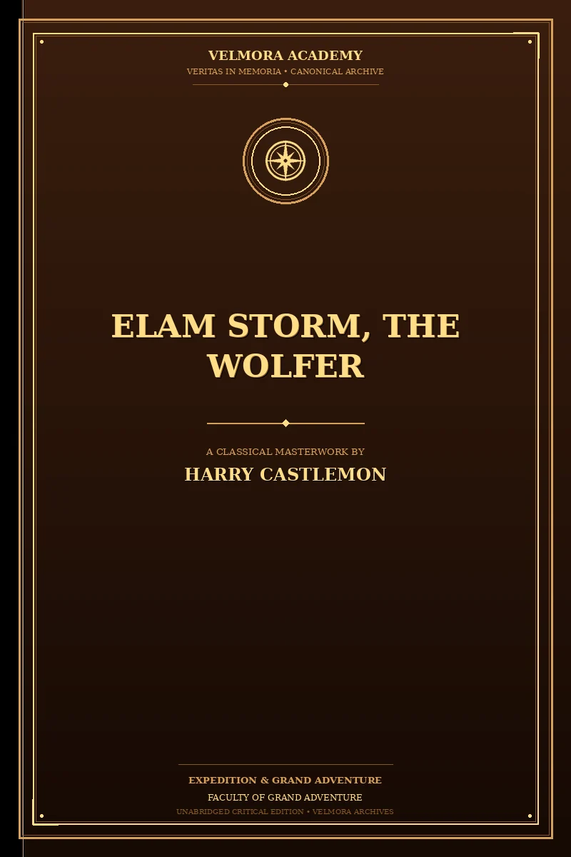 Cover of Elam Storm, the Wolfer