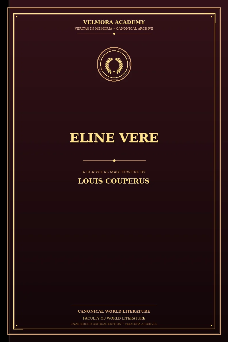 Cover of Eline Vere