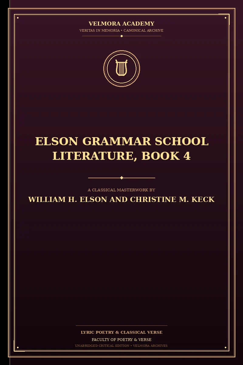 Elson Grammar School Literature, Book 4