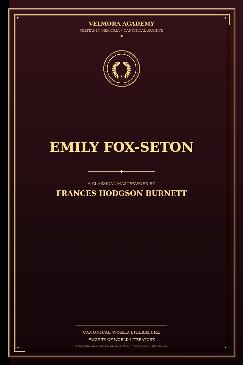 Cover of Emily Fox-Seton