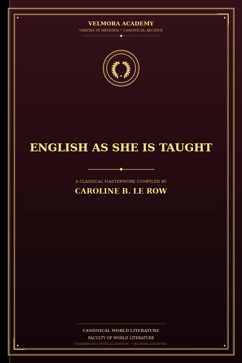 English as She Is Taught