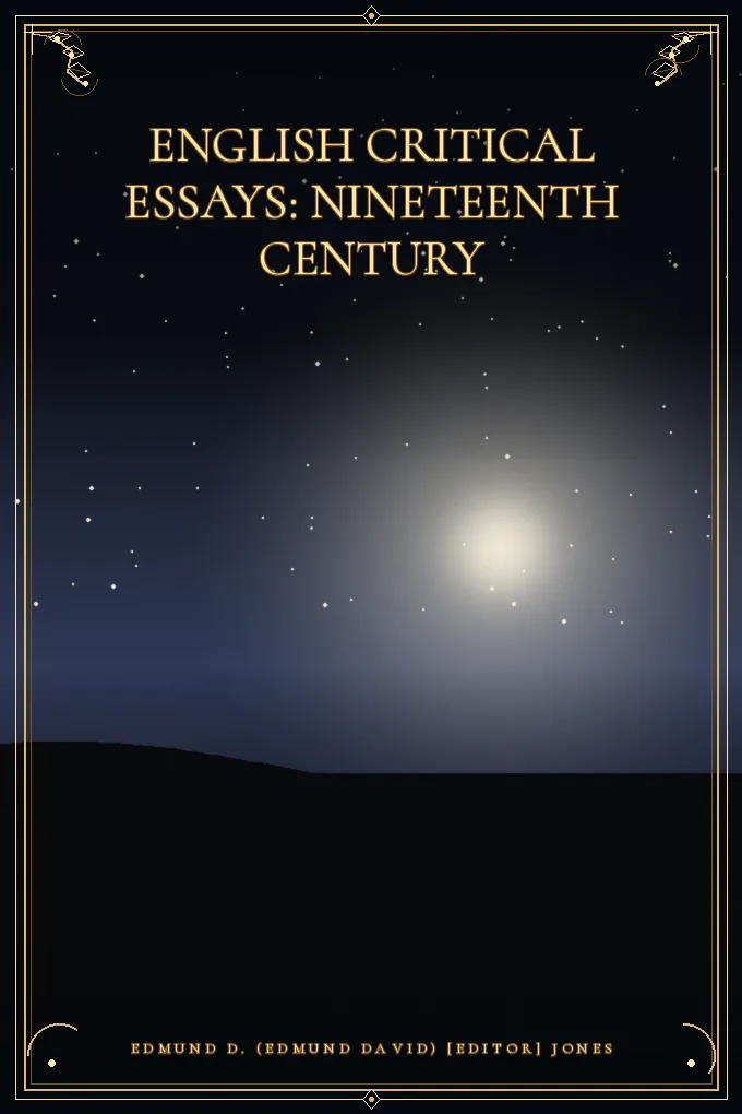 English Critical Essays: Nineteenth Century
