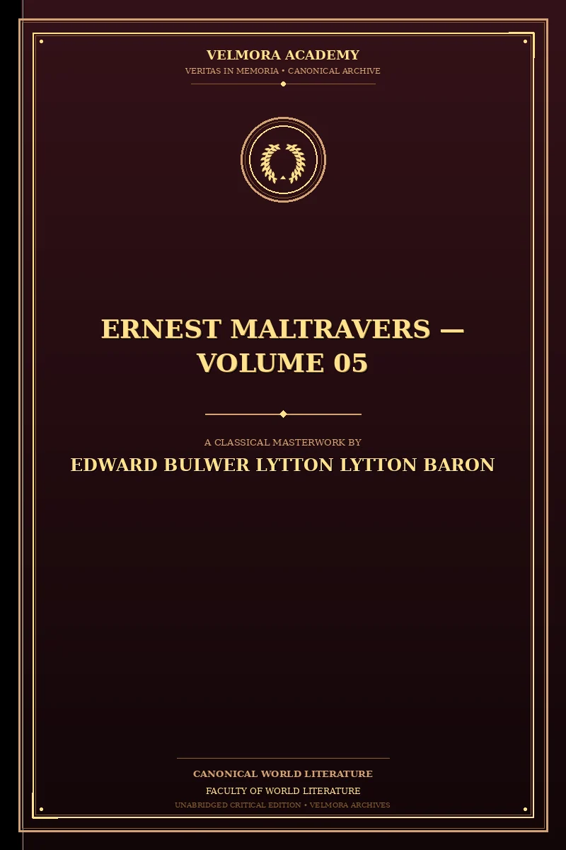 Cover of Ernest Maltravers — Volume 05