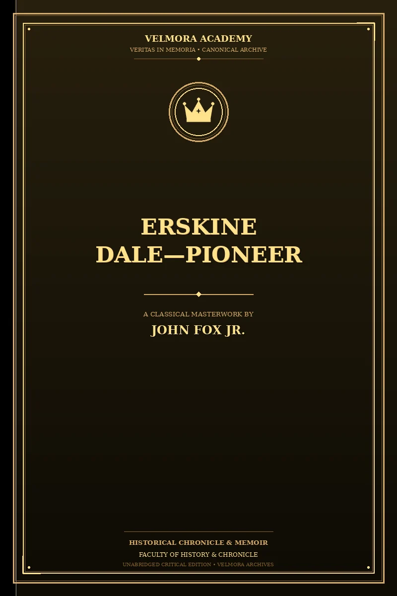 Erskine Dale—Pioneer