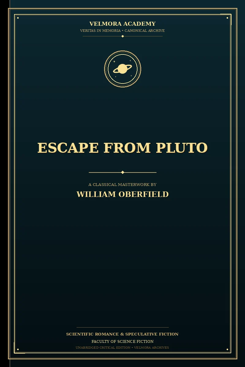 Cover of Escape From Pluto