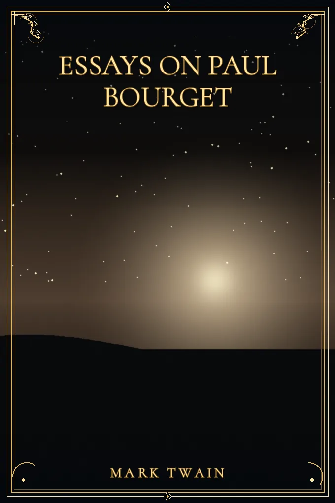 Cover of Essays on Paul Bourget