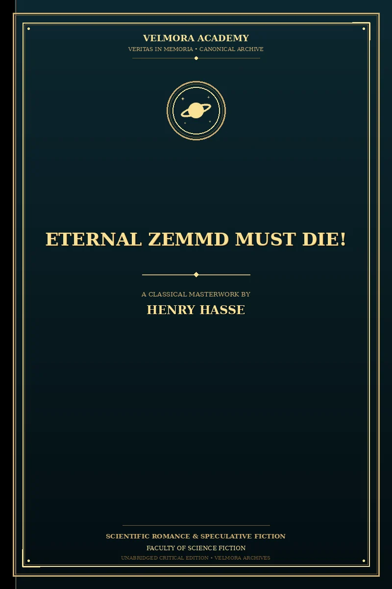 Eternal Zemmd Must Die!