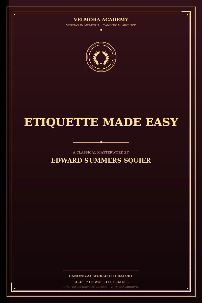Etiquette Made Easy