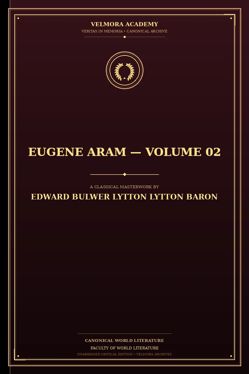 Cover of Eugene Aram — Volume 02