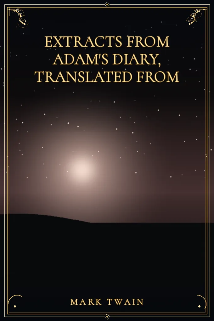 Cover of Extracts from Adam's Diary, translated from