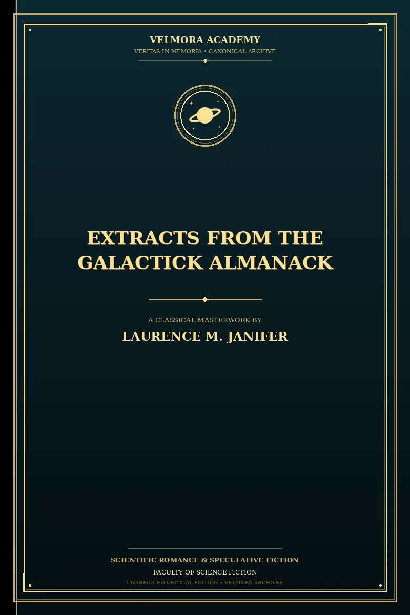 Extracts from the Galactick Almanack