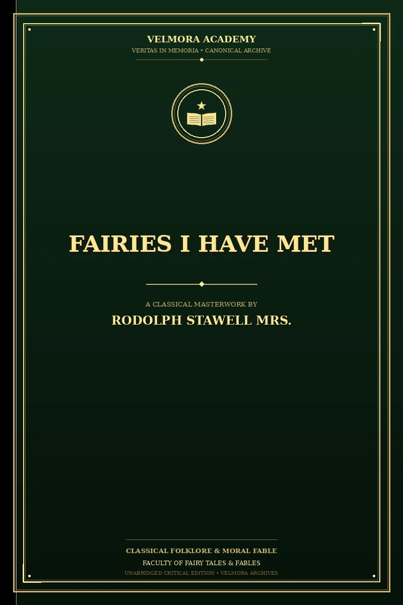 Cover of Fairies I Have Met