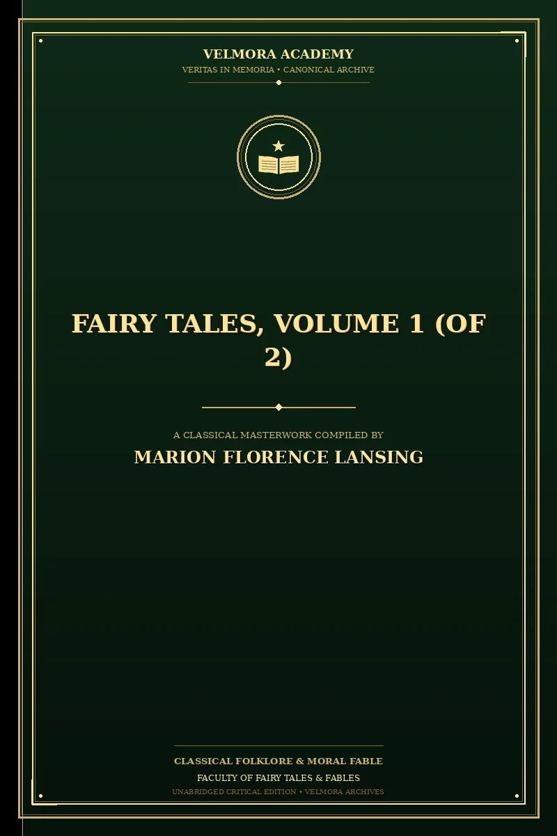 Cover of Fairy Tales, Volume 1 (of 2)