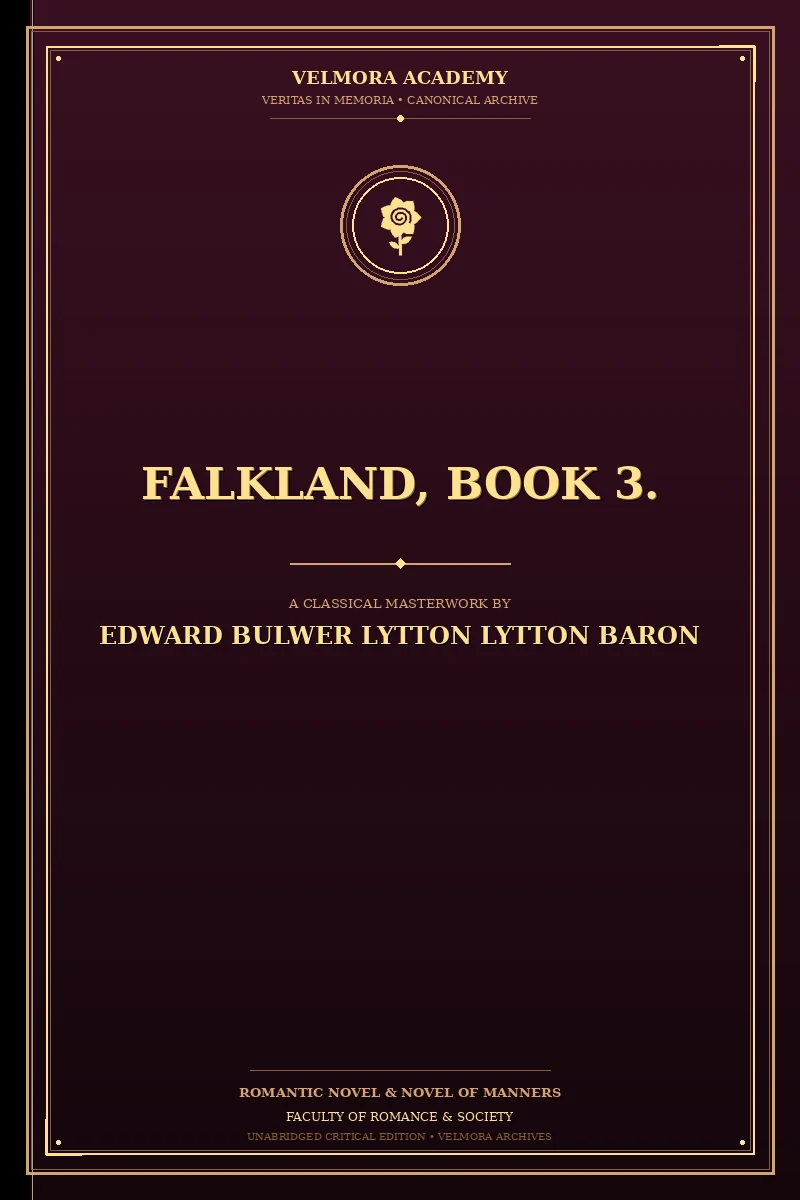 Cover of Falkland, Book 3.
