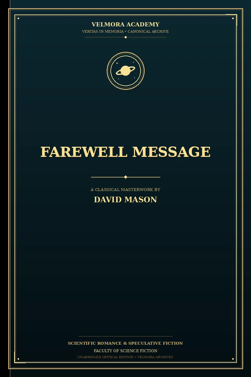 Farewell message