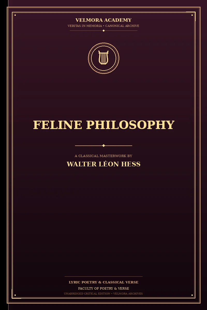 Feline Philosophy