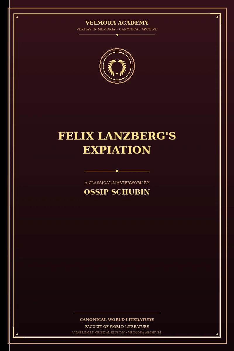 Cover of Felix Lanzberg's Expiation
