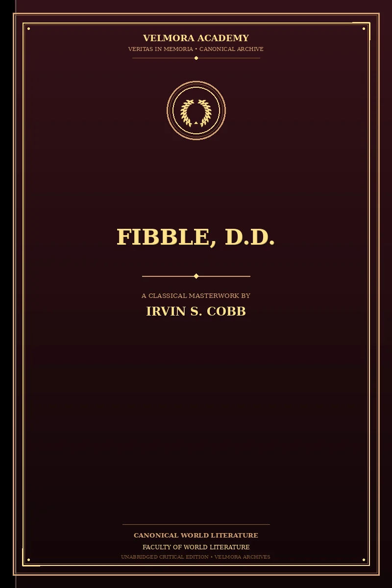 Cover of Fibble, D.D.