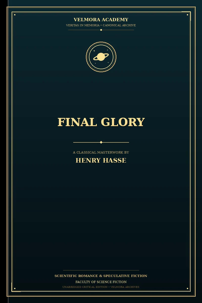 Cover of Final Glory