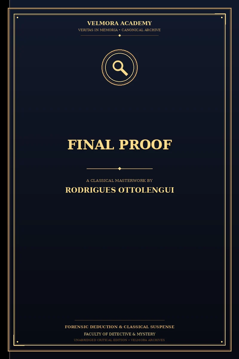 Cover of Final Proof