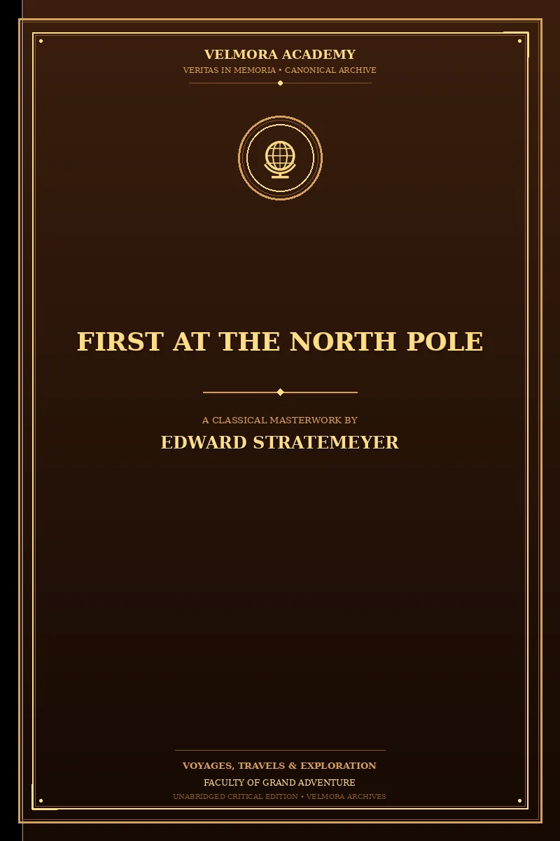 Cover of First at the North Pole