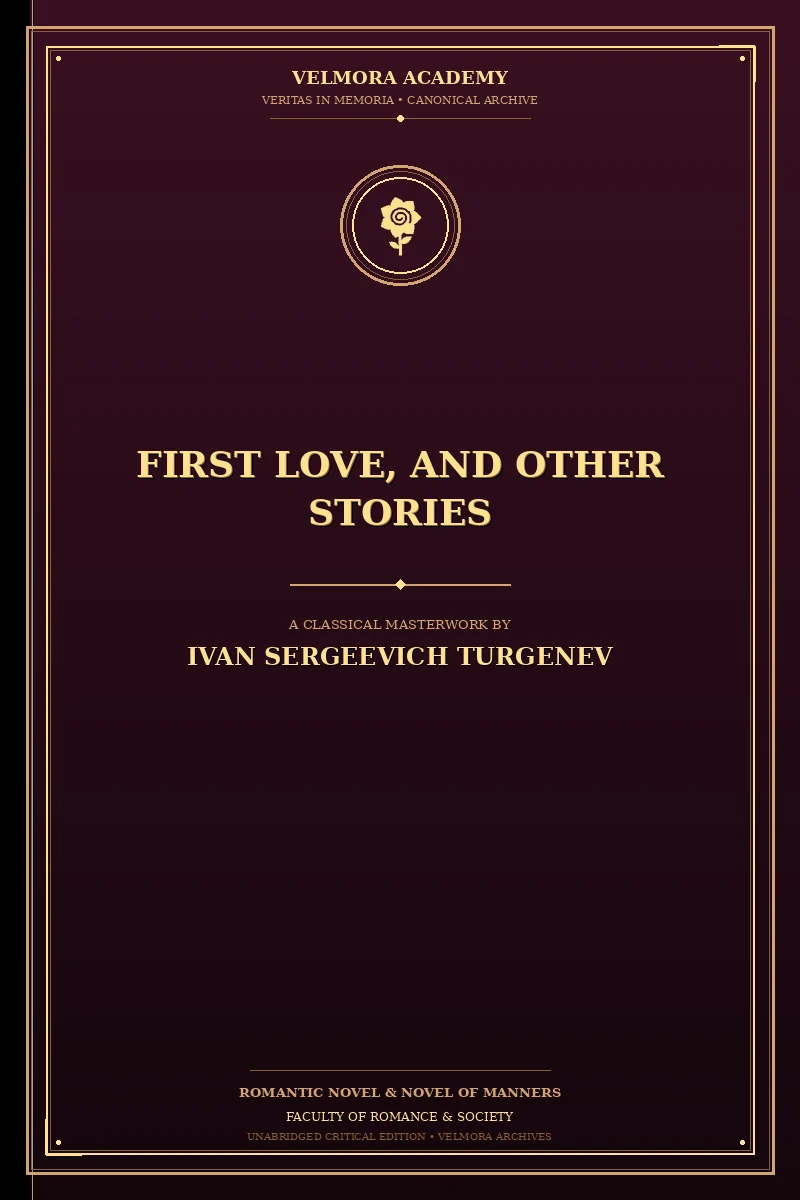 Cover of First Love, and Other Stories