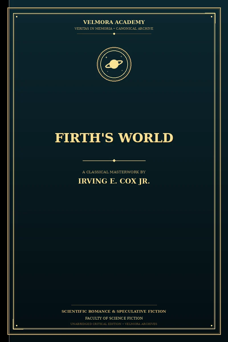 Cover of Firth's World