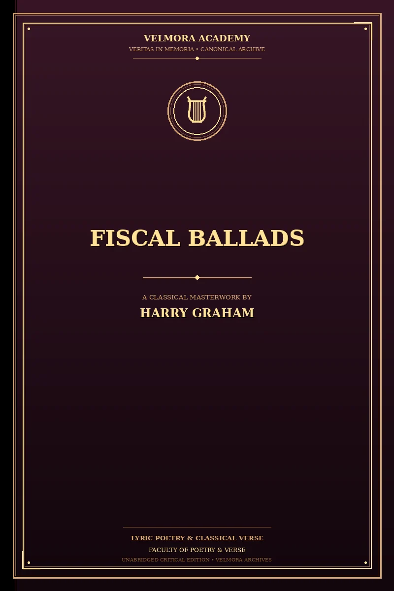 Cover of Fiscal Ballads
