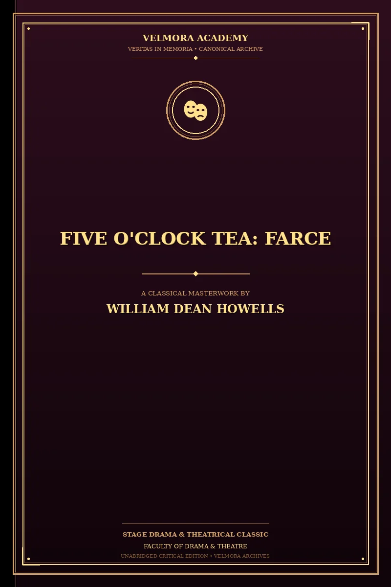 Cover of Five O'Clock Tea: Farce