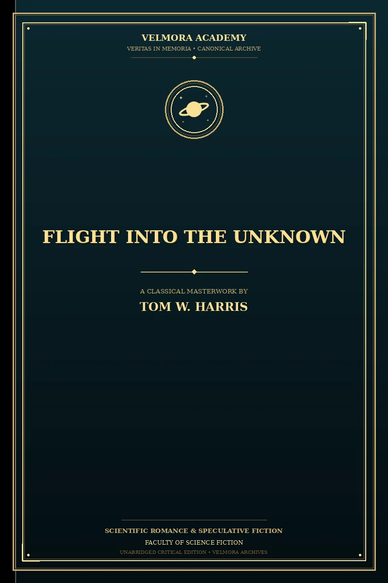 Cover of Flight Into the Unknown
