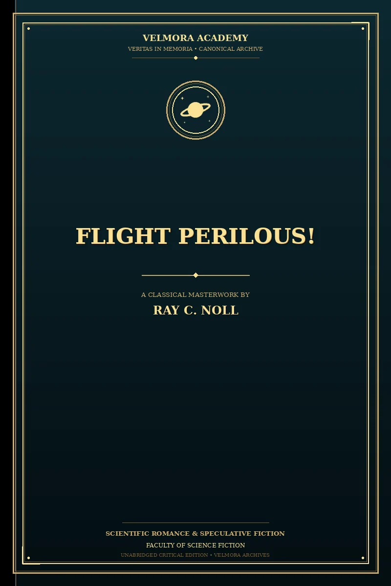 Cover of Flight Perilous!