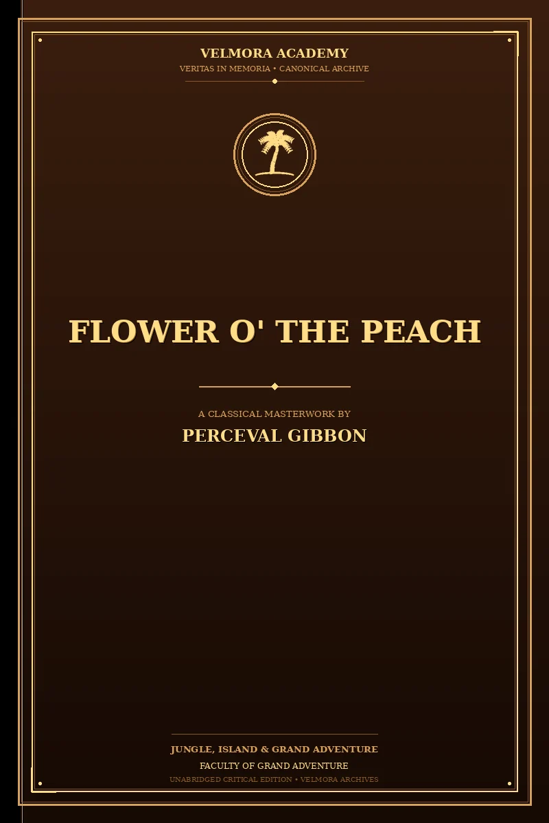 Cover of Flower o' the Peach