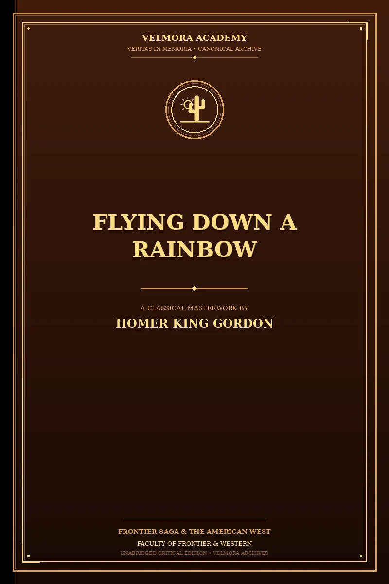 Cover of Flying down a rainbow