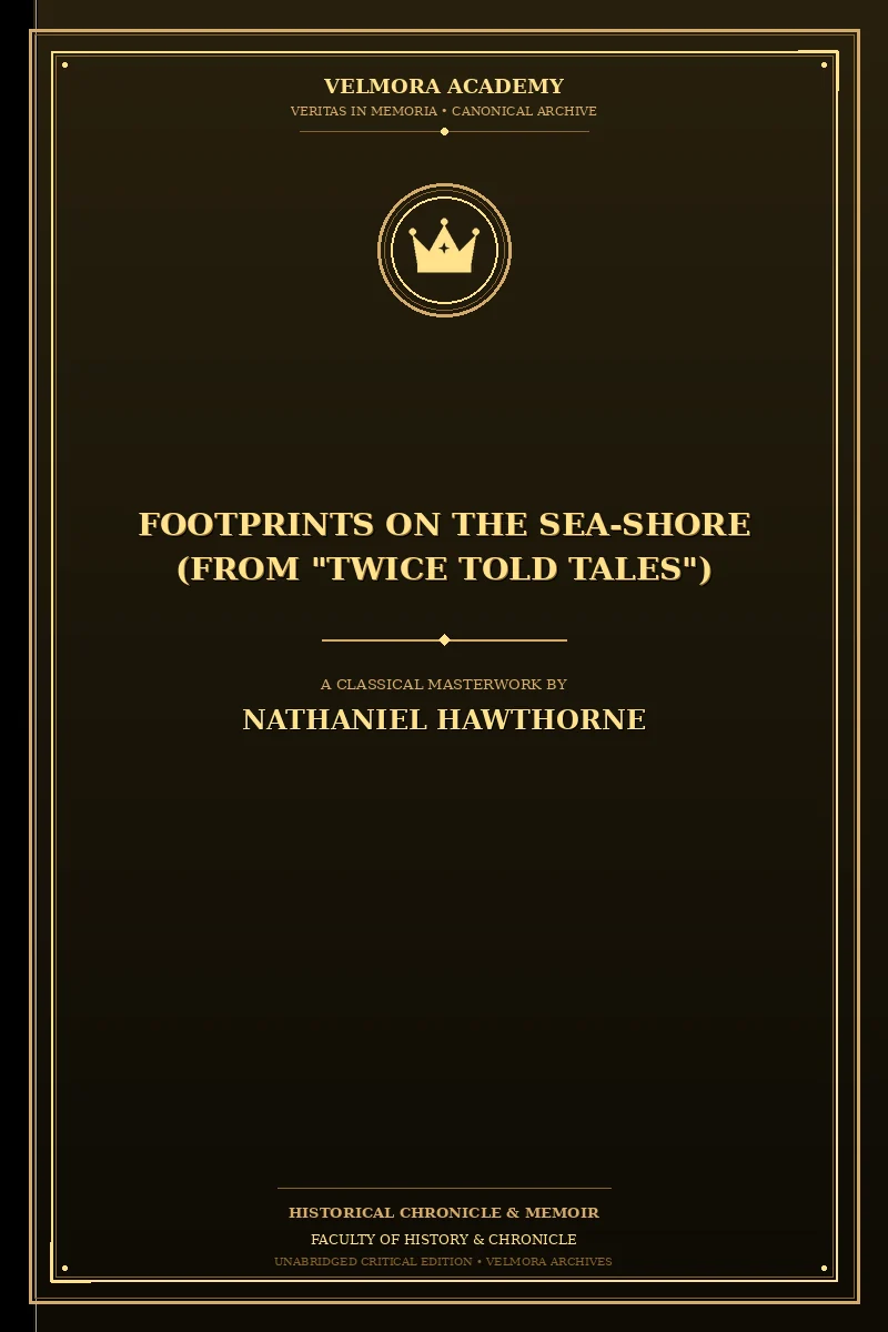 Cover of Footprints on the Sea-Shore (From "Twice Told Tales")